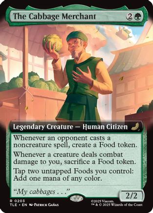 The Cabbage Merchant (Extended Art) (TLE-203) - rare - Foil