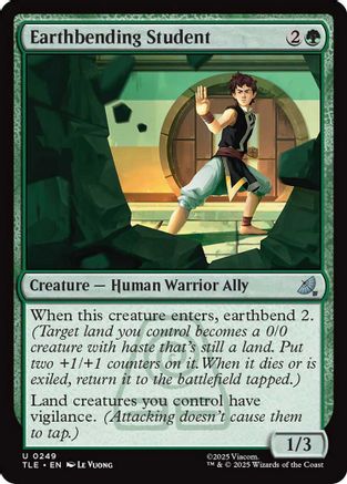 Earthbending Student (TLE-249) - uncommon