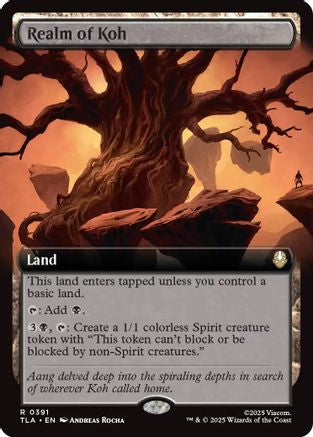 Realm of Koh (Extended Art) (TLA-391) - rare - Foil