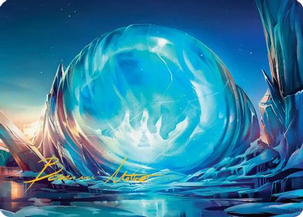 Aang's Iceberg Art Card (Gold-Stamped Signature) (ASTLA-002) - special