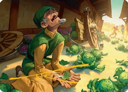 Unlucky Cabbage Merchant Art Card (Gold-Stamped Signature) (ASTLA-019) - special
