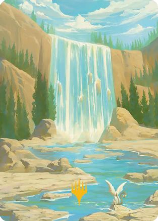 Island Art Card (Gold-Stamped Signature) (ASTLA-051) - special