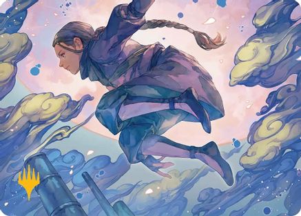 Katara, Seeking Revenge Art Card (Gold-Stamped Planeswalker Symbol) (ASTLA-029) - special