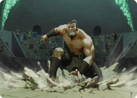 The Boulder, Ready to Rumble Art Card (ASTLA-013) - special