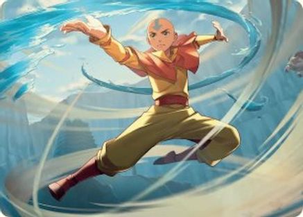 Aang, Swift Savior Art Card (ASTLA-020) - special