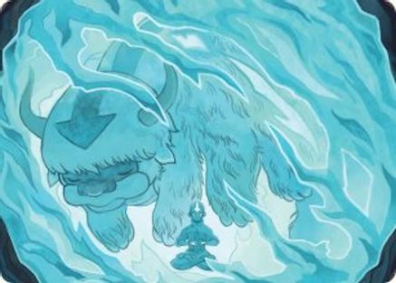 Aang's Iceberg 2 Art Card (ASTLA-040) - special