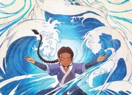 Katara, Water Tribe's Hope Art Card (ASTLA-048) - special