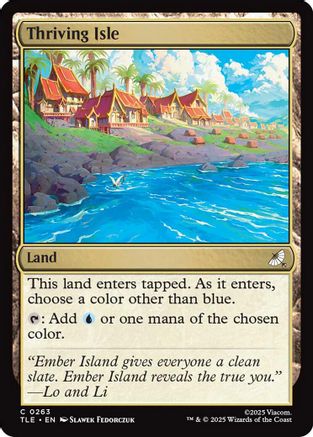 Thriving Isle (TLE-263) - common - Foil