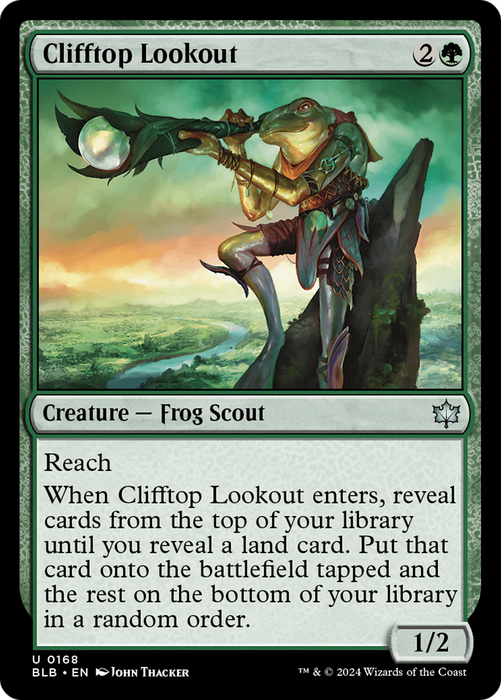 Clifftop Lookout (BLB-168) - uncommon - Foil