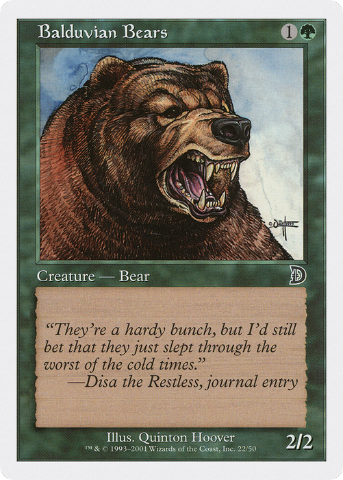 Balduvian Bears (DKM-022) - common