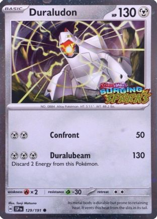 Duraludon (Surging Sparks) (129/191) - MCP  - Common - Holofoil