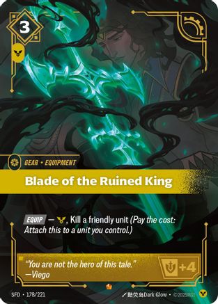 Blade of the Ruined King (178/221) - SPF - Epic - Foil