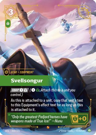 Svellsongur (059/221) - SPF - Epic - Foil