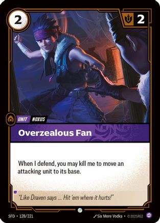 Overzealous Fan (128/221) - SPF - Common
