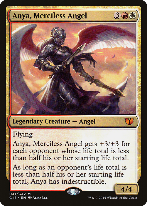 Anya, Merciless Angel (C15-041) - mythic