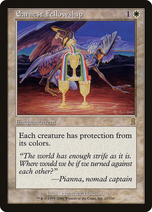 Earnest Fellowship (ODY-021) - rare - Foil