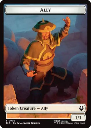 Ally (0006) // Clue (0017) Double-Sided Token (TLA-6 // 17) - token - Foil
