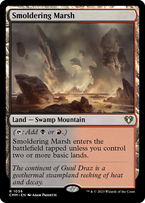 Smoldering Marsh (CMM-1036) - rare