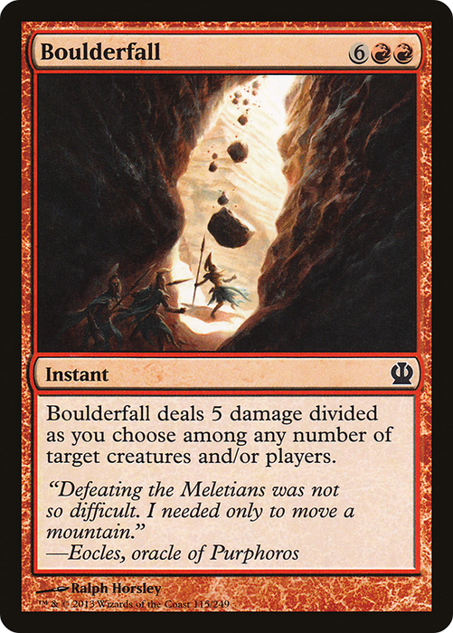 Boulderfall (THS-115) - common - Foil