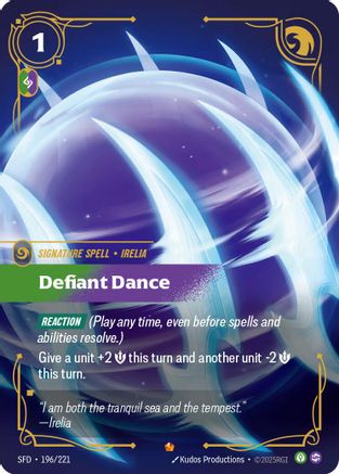 Defiant Dance (196/221) - SPF - Epic - Foil