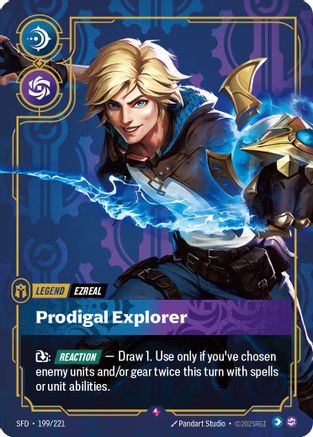 Ezreal - Prodigal Explorer (199/221) - SPF - Rare - Foil