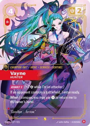 Vayne - Hunter (Signature) (223*/221) - SPF - Showcase - Foil