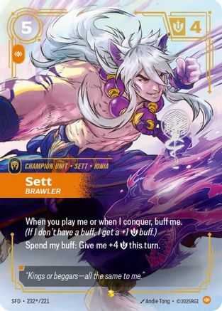 Sett - Brawler (Signature) (232*/221) - SPF - Showcase - Foil