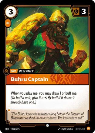 Buhru Captain (091/221) - SPF - Common - Foil