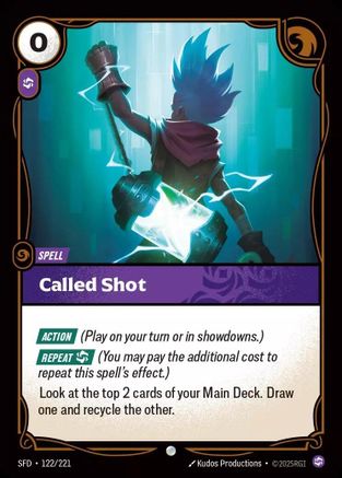 Called Shot (122/221) - SPF - Common - Foil