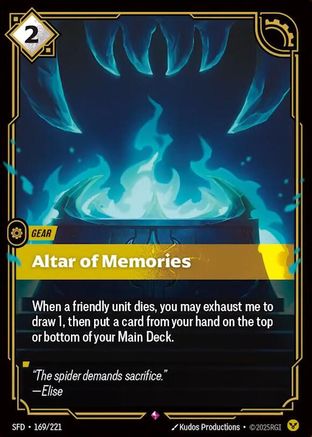Altar of Memories (169/221) - SPF - Rare - Foil