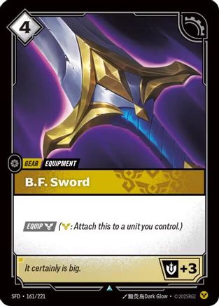 B.F. Sword (161/221) - SPF - Uncommon