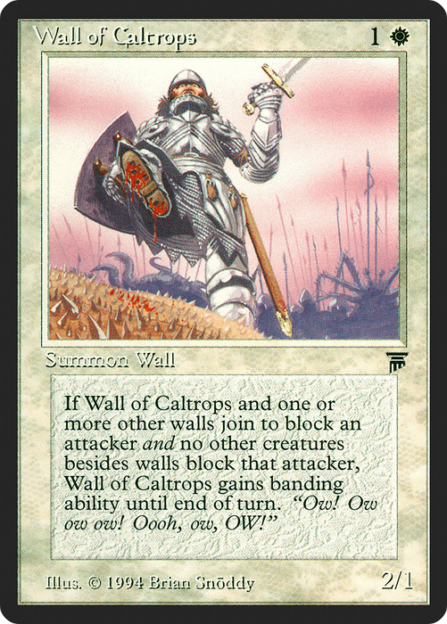 Wall of Caltrops (LEG-042) - common