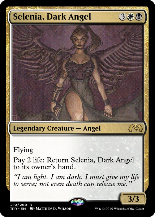 Selenia, Dark Angel (TPR-210) - rare - Foil