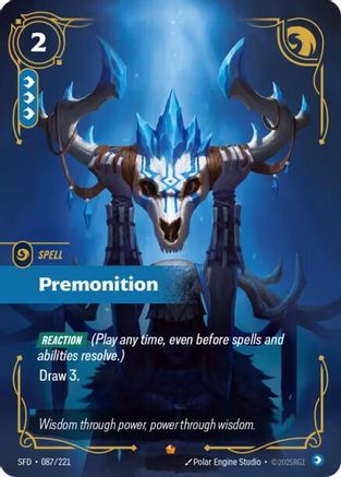 Premonition (087/221) - SPF - Epic - Foil