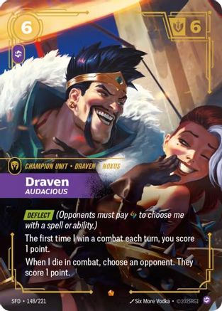 Draven - Audacious (148/221) - SPF - Epic - Foil