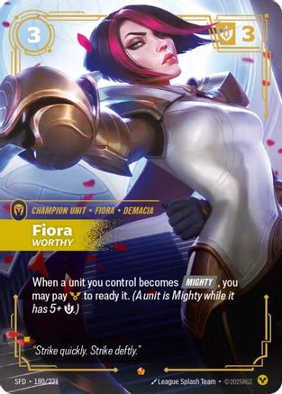 Fiora - Worthy (180/221) - SPF - Epic - Foil