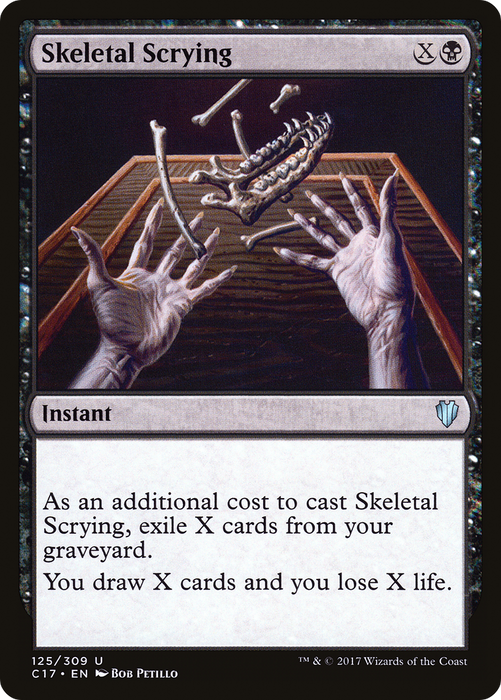 Skeletal Scrying (C17-125) - uncommon