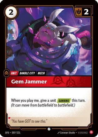 Gem Jammer (007/221) - SPF - Common - Foil