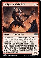 Belligerent of the Ball (WOE-120) - uncommon - Foil