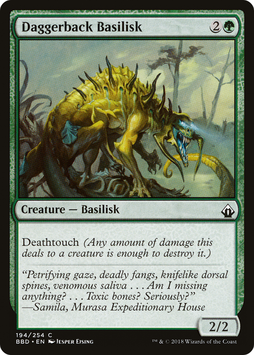 Daggerback Basilisk (BBD-194) - common