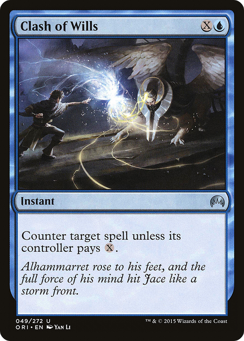 Clash of Wills (ORI-049) - uncommon