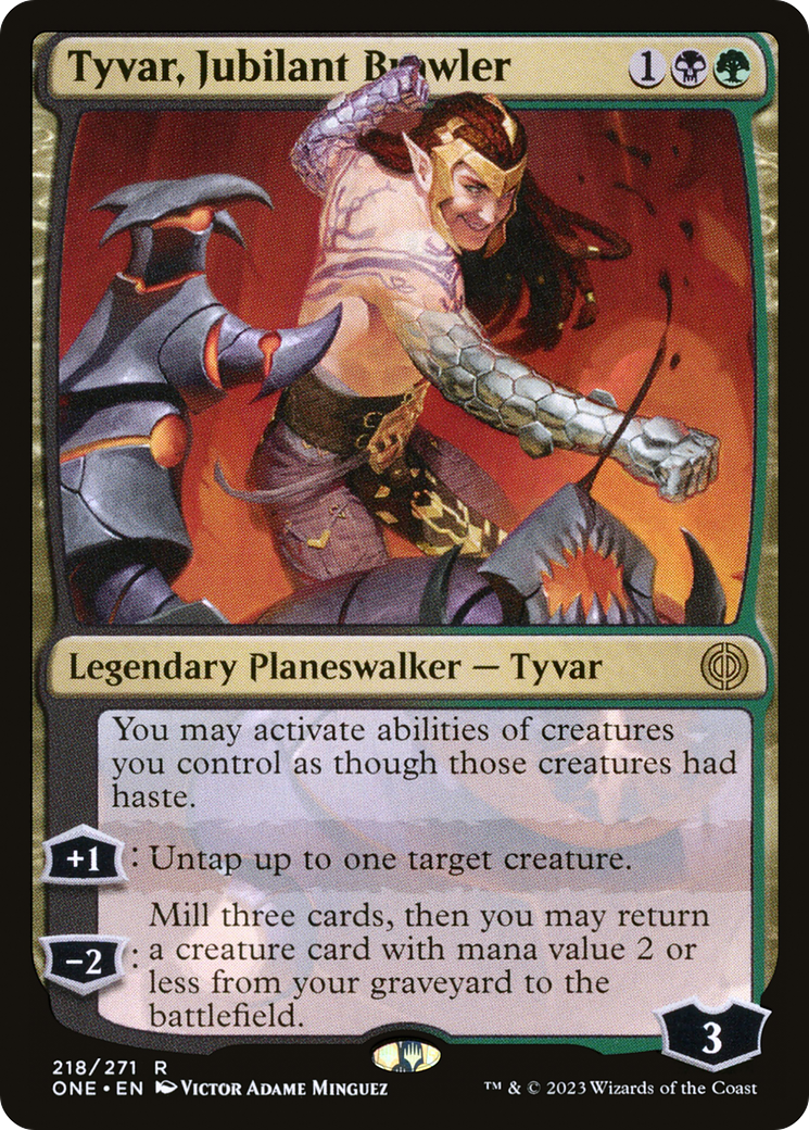Tyvar, Jubilant Brawler (ONE-218) - rare