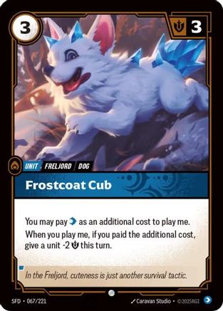 Frostcoat Pup (067/221) - SPF - Common