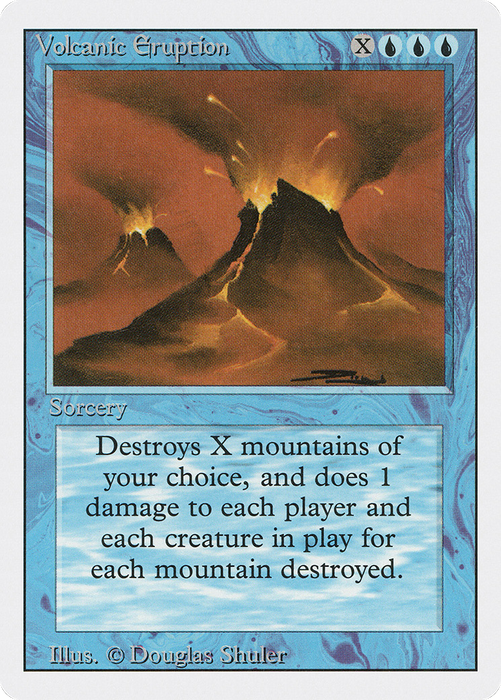 Volcanic Eruption (3ED-089) - rare