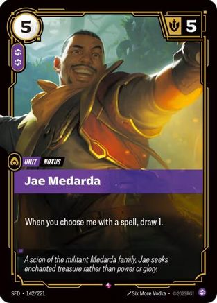Jae Medarda (142/221) - SPF - Rare - Foil