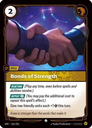 Bonds of Strength (151/221) - SPF - Uncommon - Foil