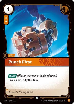 Punch First (097/221) - SPF - Common