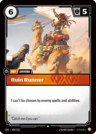 Ruin Runner (105/221) - SPF - Uncommon - Foil