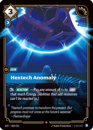 Hextech Anomaly (083/221) - SPF - Rare - Foil