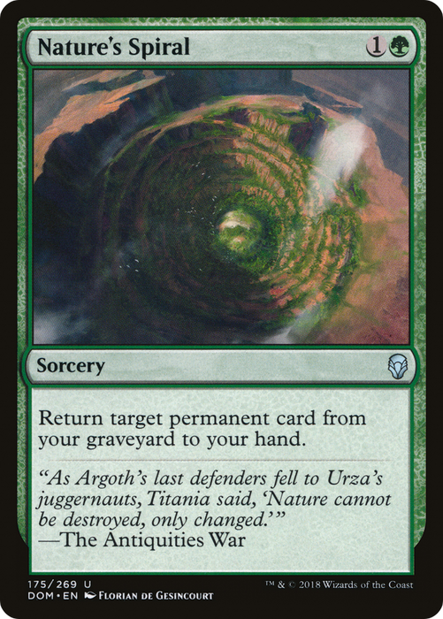 Nature's Spiral (DOM-175) - uncommon